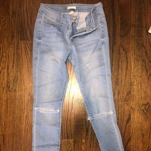Busted knee jeans